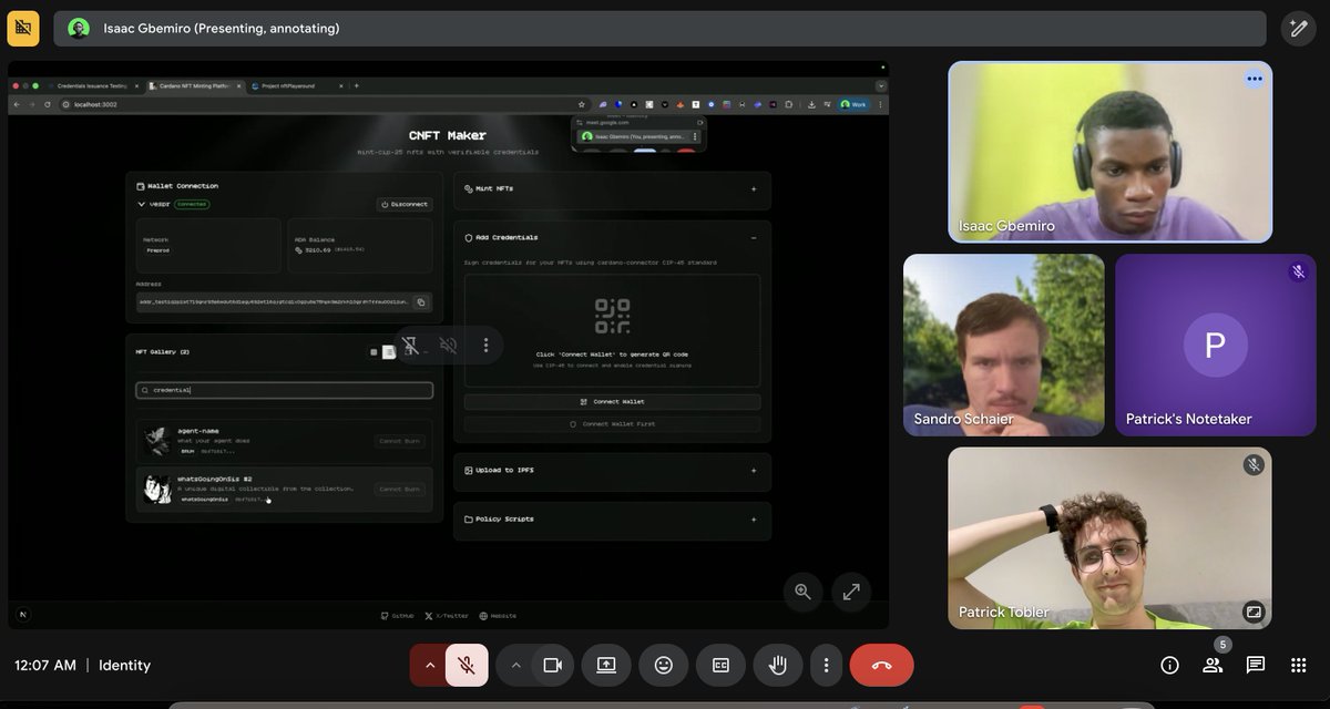 Padierfind's tweet image. Today I wanna give a special shout out to @bytegen_dev our Masumi Dev who has built a full Verified Credential Issuance system using KERI &amp;amp; Veridian by the Cardano Foundation. We&apos;re going to use this system to give Verified Identities to AI Agents very soon!