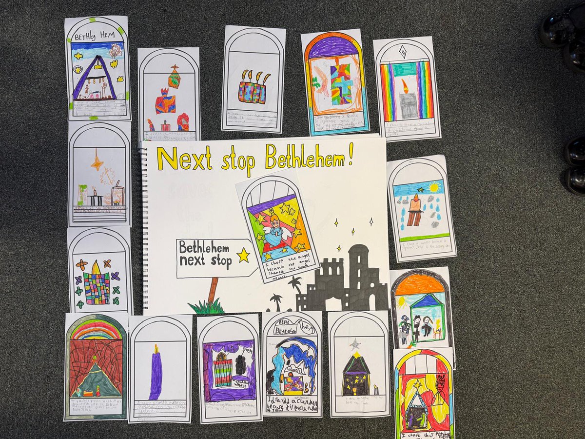 SFPSBournville's tweet photo. 🌟 Next stop… Bethlehem! 🌟
Year 2 have been on a creative mission! From glittery Wise Men to musical megaphones and “Good News” windows, our Nativity art is looking AMAZING! 🎨✨🎄
#Year2 #NativityFun #StFrancisBournville https://t.co/M0xqrNybyd