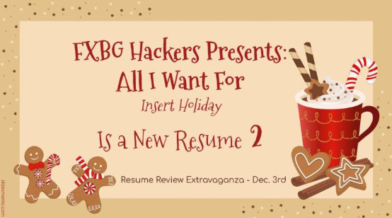 BSides_NoVA's tweet image. TONIGHT! Resume Review &amp;amp; Brews with the FXBG (Fredericksburg, Virginia) Hackers! 

Red Dragon Brewery 1419 Princess Anne St 
December 3rd 2025 at 7pm #BSidesNoVA