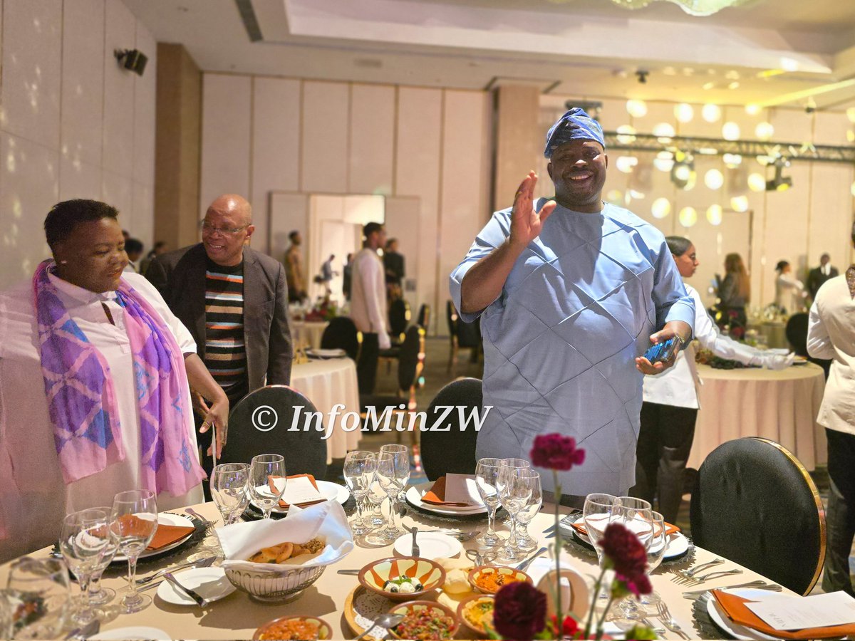 InfoMinZW's tweet photo. The African Media Awards 2025 has nominees in over 7 categories with winners set to be announced tomorrow,4 December 2025. In his remarks, Permanent Secretary @nickmangwana urged the organisers to consider Zimbabwe as their next destination
#AfricanMediaAwards2025
@AfricanMAwards https://t.co/wRvt8FXkMt