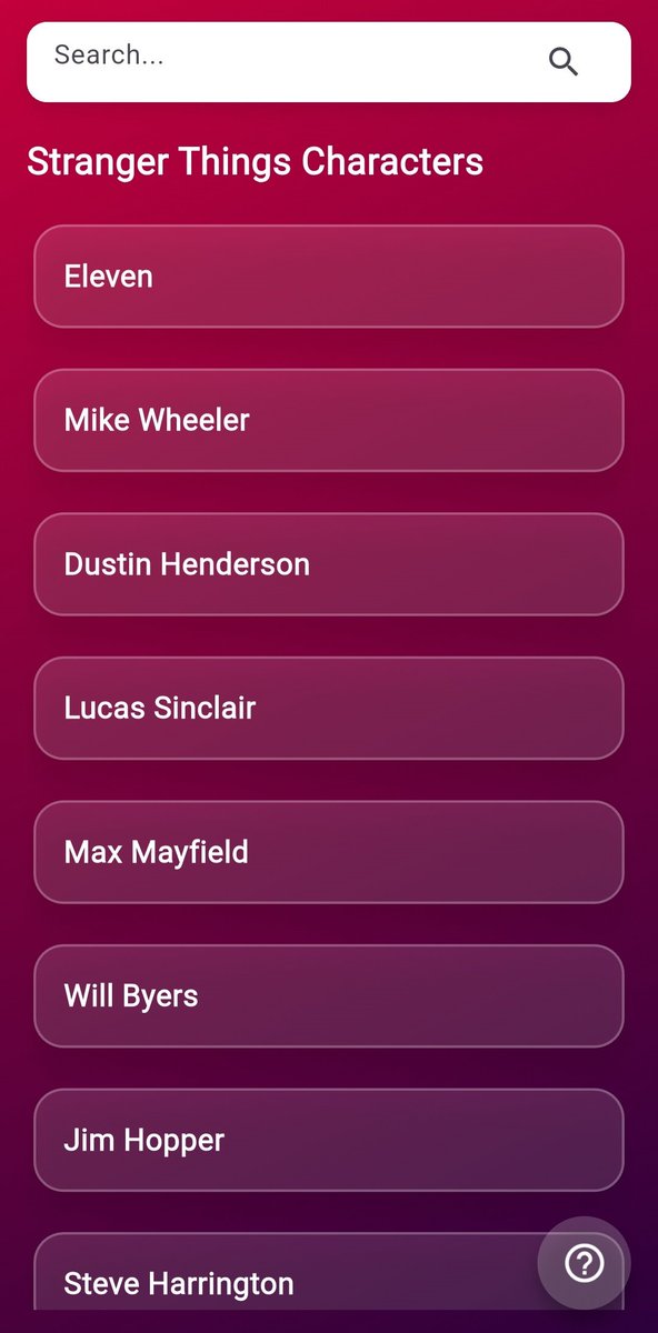 ShreyaBurs85412's tweet image. 🚀 Just built the Stranger Things Characters UI in Flutter!📱🐢
Smooth gradients, clean search, and Hawkins vibes everywhere.💻😁🔦
Next stop: dynamic pages 👀🧿
#FlutterDev #StrangerThings #UIDesign #BuildInPublic #StrangerThings5 #ST5 #ST5leaks #Netflix #MobileUI