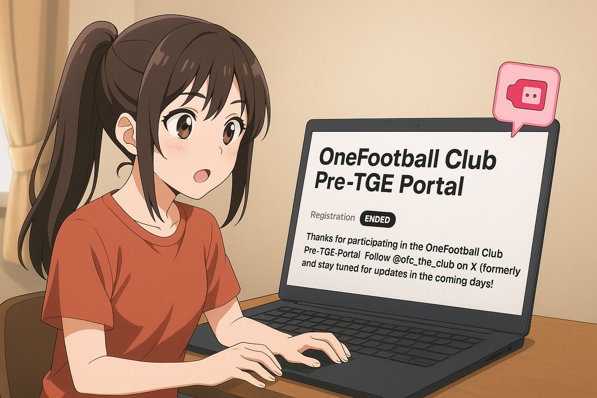 JeanJean1819's tweet image. The OneFootball Club Pre-TGE has now closed, and I’m glad to be part of the early supporters who joined in. Excited to see what comes next as we move closer to the next phase of the project. Looking forward to upcoming updates 👀
#OFC @chokmahxbt #onefootball