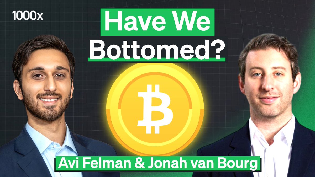 1000xPod's tweet image. NEW POD OUT NOW! @AviFelman @jvb_xyz

We Cover:
▬ Crypto finding a bottom
▬ Is it time to squeeze the bears?
▬ ASTER vs Hyperliquid
▬ How to be long AI
▬ The 1000x terminal &amp;amp; more!

Links below ↓