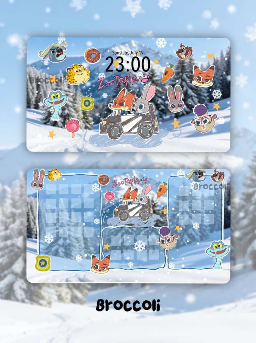 ⛄️ ❄️Zootopia Phone / ipad / pc wallpaper（268)

broccoli1.com/collections/il…