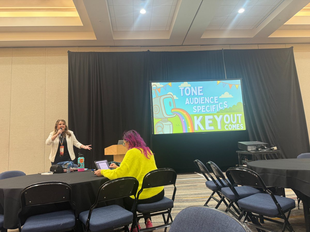 #Tn_teta <a href="/mrshillteaches/">Ainsley Hill</a> Beyone Copy and Paste Session:  sharing TASK (Tone, Audience, Specifics, Key outcomes) to enhance prompting and make them more specific and human and take the robotic tone out.  <a href="/TN_TETA/">TN TETA</a>