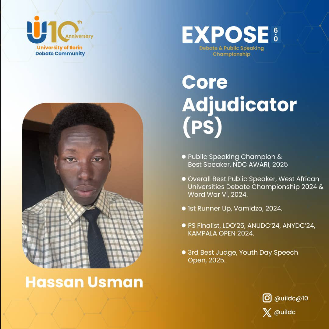 UNILORIN DEBATE CLUB tweet media