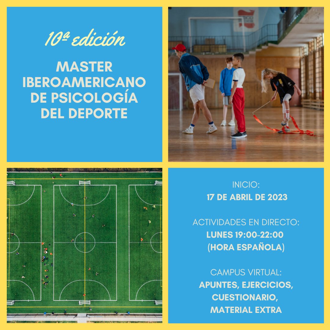 ¿Quieres formarte en Psicología del Deporte? Inscripción MasterSIPD 💻 - mailchi.mp/3f79540e7f21/p…