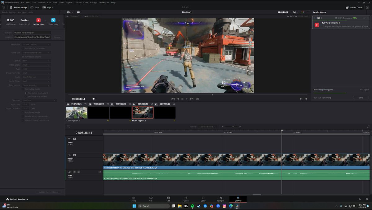 A little editing for the <a href="/YouTube/">YouTube</a> before I go live in an hour!