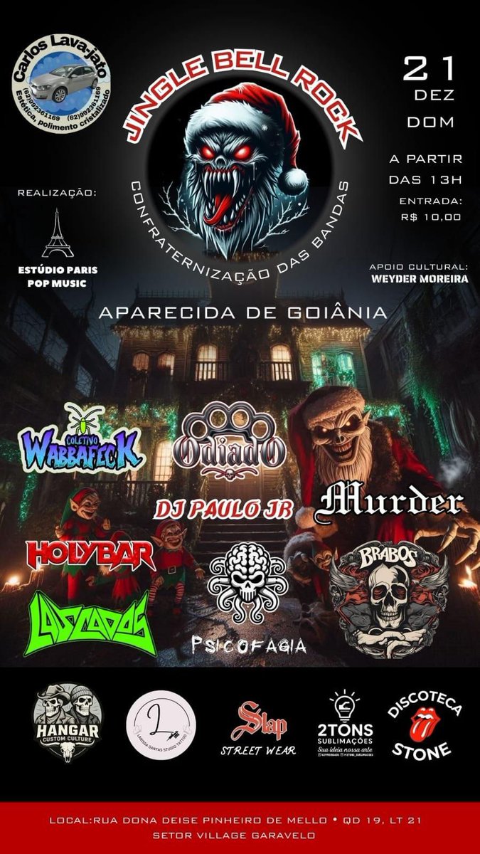 SFPressPR's tweet photo. O ÚLTIMO DO ANO! 🤘🔥
O ODIADO fecha a agenda 2025 no festival ‘Jingle Bell Rock’ em Aparecida de Goiânia/GO! Dia 21/12, muito Groove Metal e bandas parceiras por apenas R$ 10!
Não perca o encerramento do ciclo "Cortante"!
Infos: https://t.co/jYE1NWVuyZ
#Odiado #GrooveMetal https://t.co/APsIFCXEga