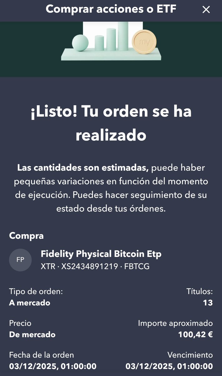 Compra semanal de ETF de Bitcoin hecha!