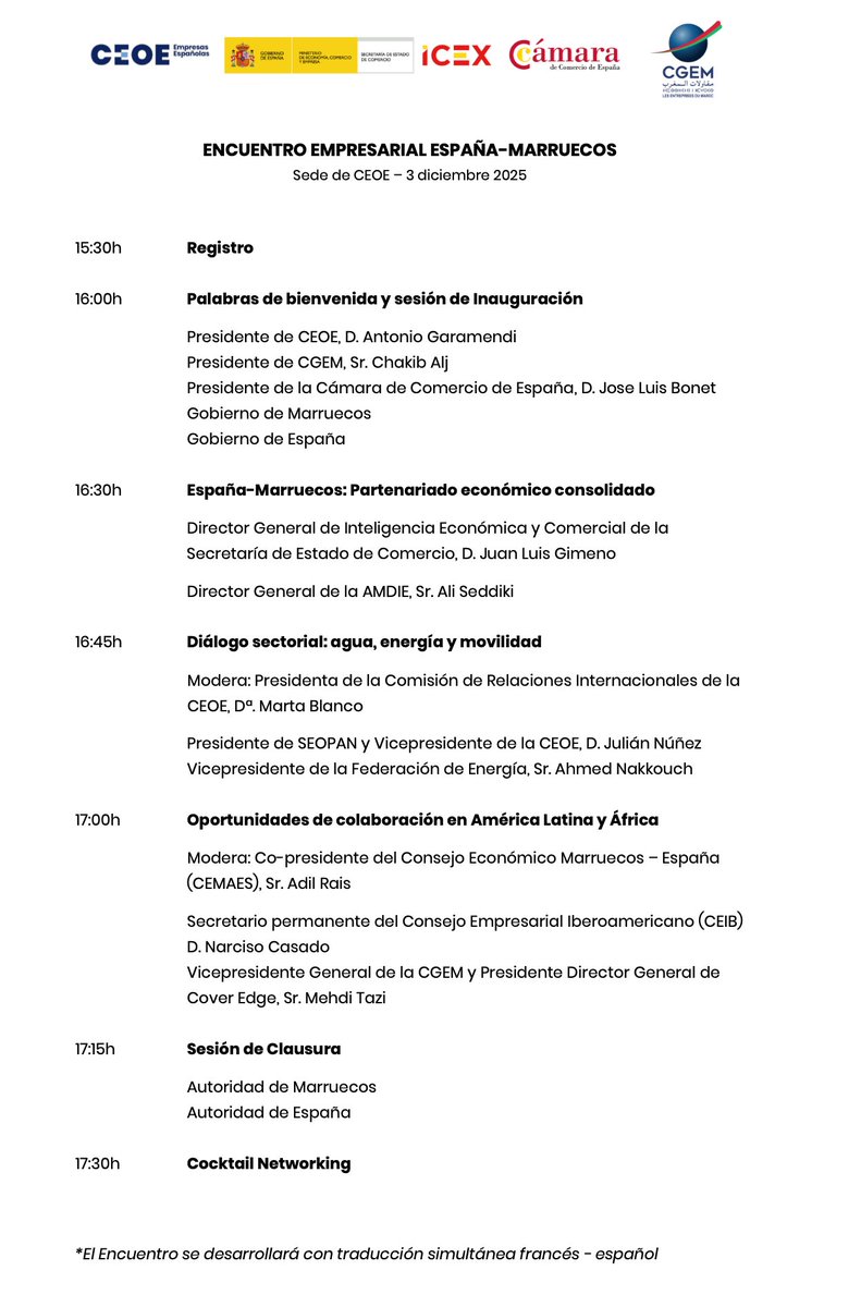 🇪🇸|🇲🇦 La Reunión de Alto Nivel (#RAN) entre España y Marruecos en Madrid comenzará en 50 minutos

#España #Marruecos #Espagne #Maroc

Toda la actualidad en: atalayar.com