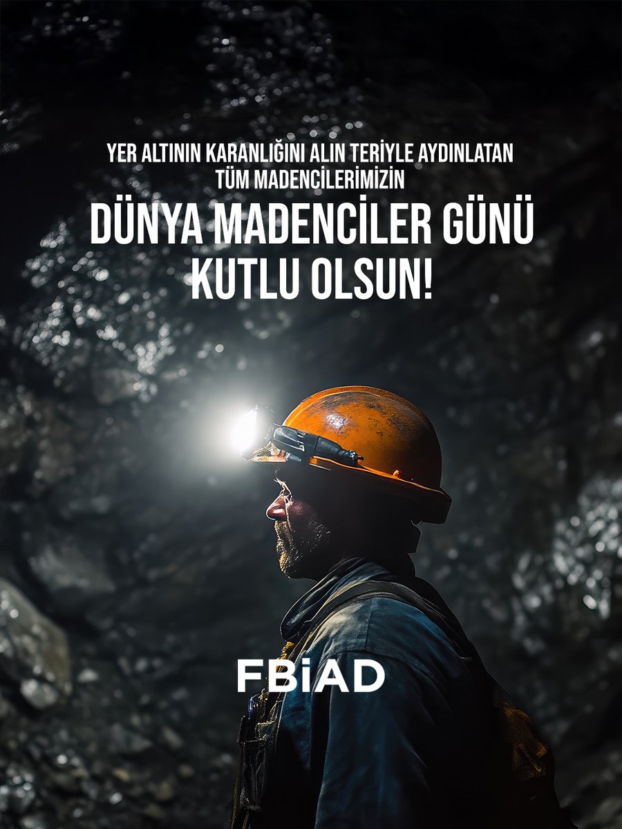 Bu anlamlı günde, ülkemizin kalkınmasına katkı sağlayan, yer altının karanlığını alın teriyle aydınlatan tüm madencilerimizin 4 Aralık Dünya Madenciler Günü’nü en içten dileklerimizle kutluyoruz.

Hayatını kaybeden madencilerimizi rahmetle anıyor, görev başındaki tüm