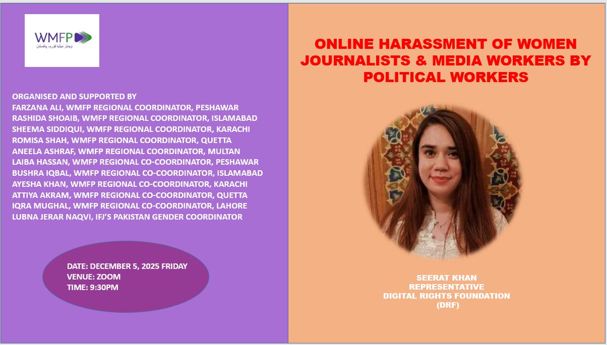 Women's Media Forum Pakistan tweet media