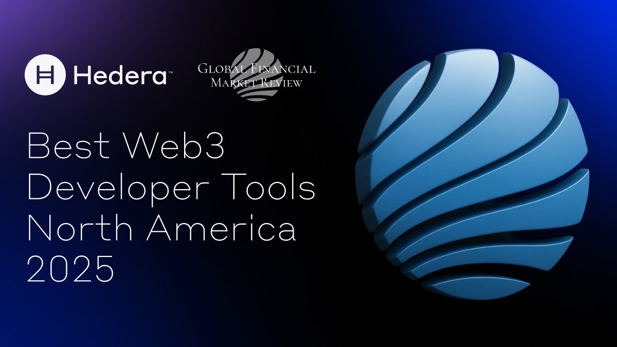 Hedera has been awarded “Best Web3 Developer Tools North America 2025” by <a href="/GFMReview/">GFM Review</a>!

The judges highlighted Hedera’s developer-first innovation and performance, recognizing the teams shipping real-world tools.

🔗 gfmreview.com/awards_winners