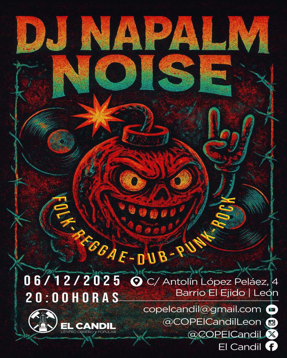 Nueva noche joven en El Candil este sábado 6 a partir de las 20:00. No te la pierdas.