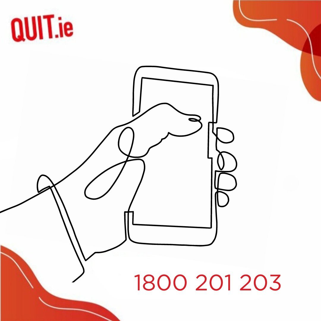 HSEQuitTeam's tweet image. Is fearr déanach ná go brách! Má éiríonn tú as tobac a chaitheamh, beidh tú ag breith na sochar leat láithreach agus go ceann i bhfad.  

Glaoigh ar an Stoplíne ar 1800 201 203  #TakeBackControl