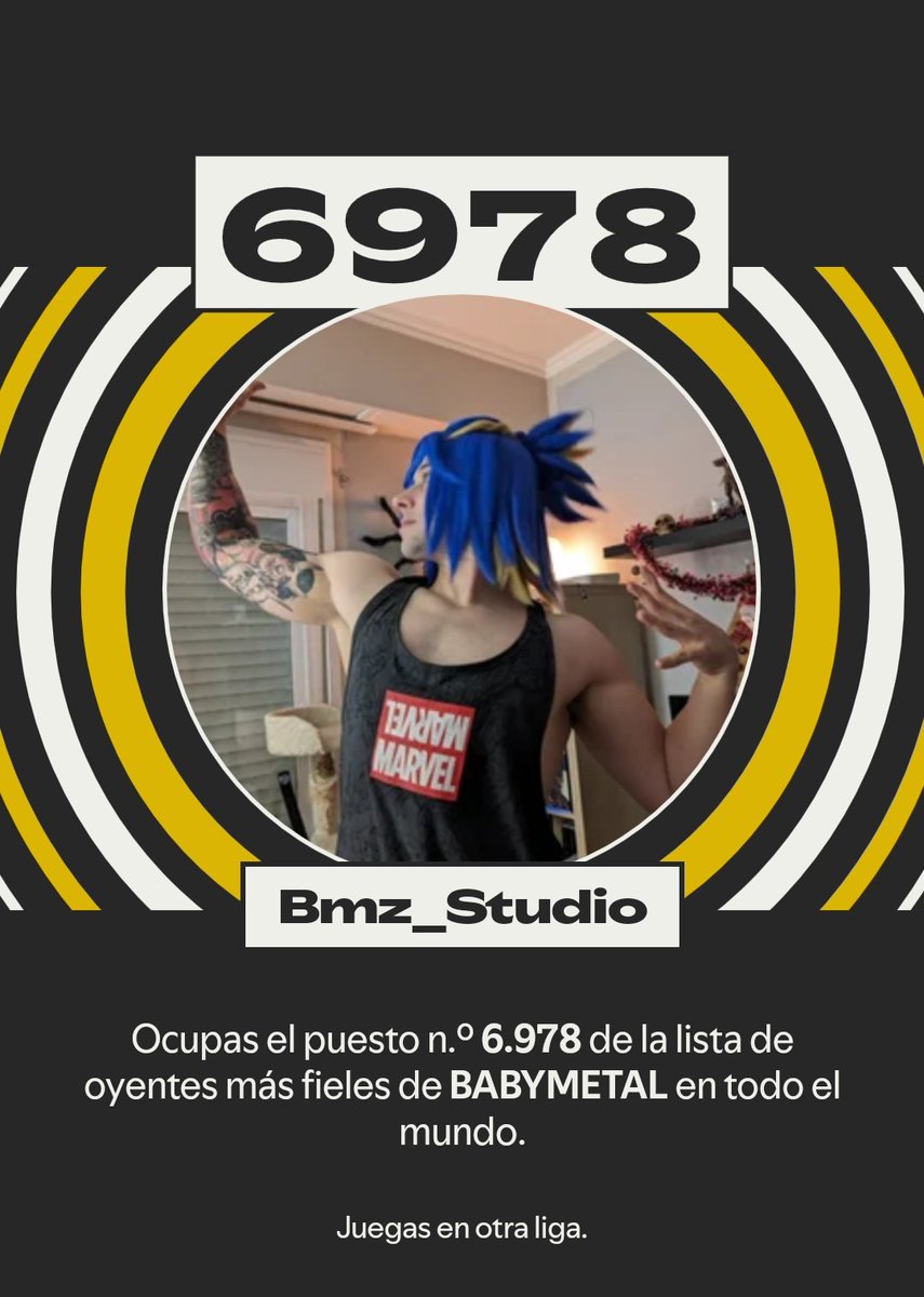 Bro! Que ha pasado aquí! 0,04% <a href="/BABYMETAL_JAPAN/">BABYMETAL</a> 
#BABYMETAL #wrapped2025