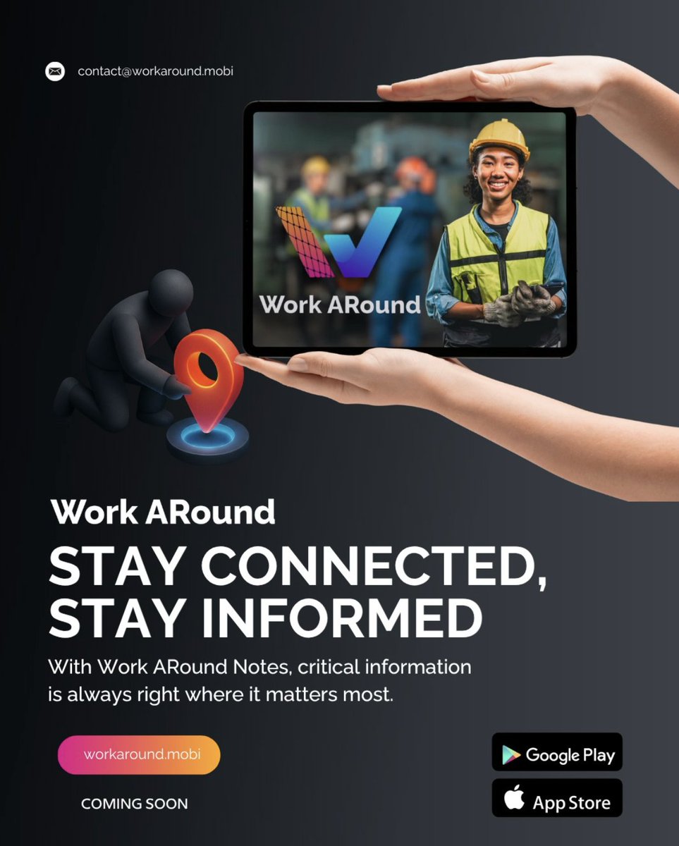 WorkARound_app's tweet image. With Work ARound Notes, critical information is always right where it matters most. Leave virtual notes anchored to specific locations or equipment, from maintenance updates to shift handovers, so nothing gets lost between teams or tasks.

Add text, images, or voice notes, track…