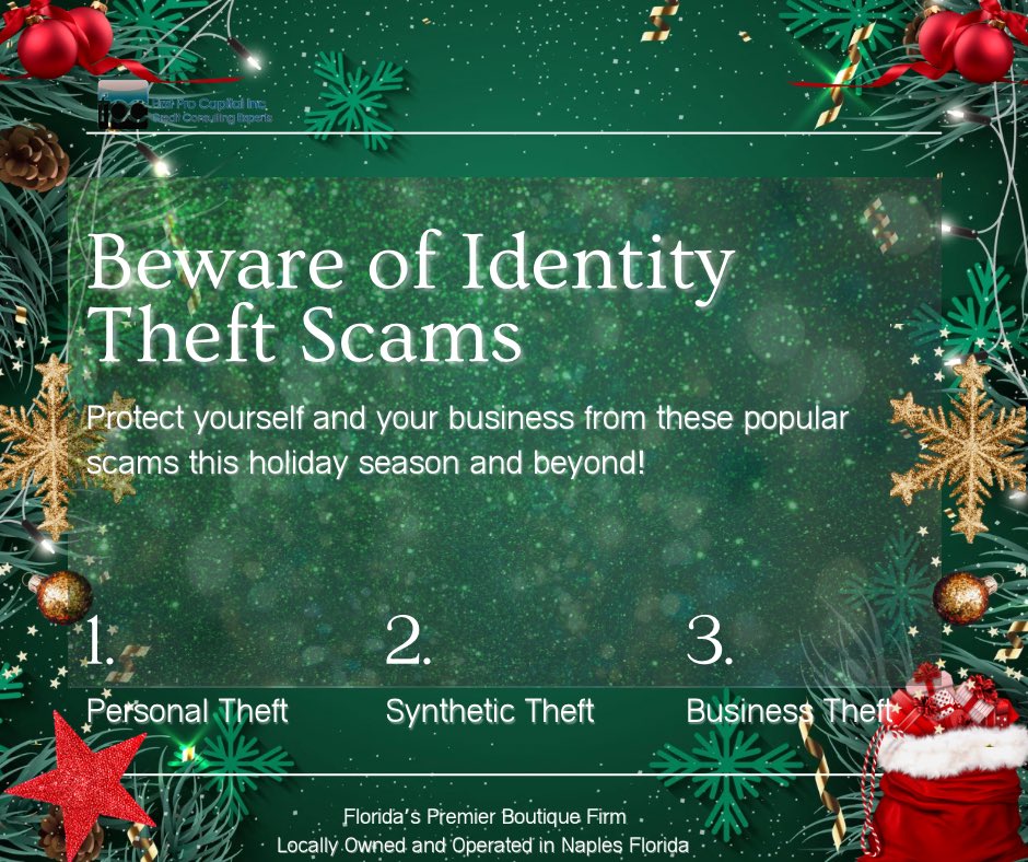 FirstProCapital's tweet image. Contact this SWFL boutique firm for your business credit report identity theft restoration needs! Serving business owners throughout Florida: 239.260.4602
#naplesfl  #fortmyers #capecoral #estero #bonitasprings #marcoisland #sarasota #puntagorda #jupiterfl  #capecoral…