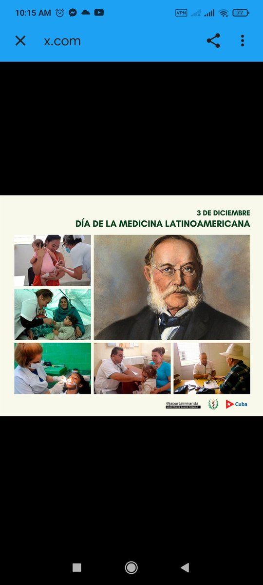 Felicidades a todos los trabajadores de la salud . Felicidades colegas . <a href="/CdiLimon/">CDI el Limon</a>.<a href="/cubacooperaven/">Brigada Médica Cubana en Venezuela</a>.<a href="/japortalmiranda/">José Angel Portal Miranda</a> .<a href="/DiazCanelB/">Miguel Díaz-Canel Bermúdez</a>.#cuba