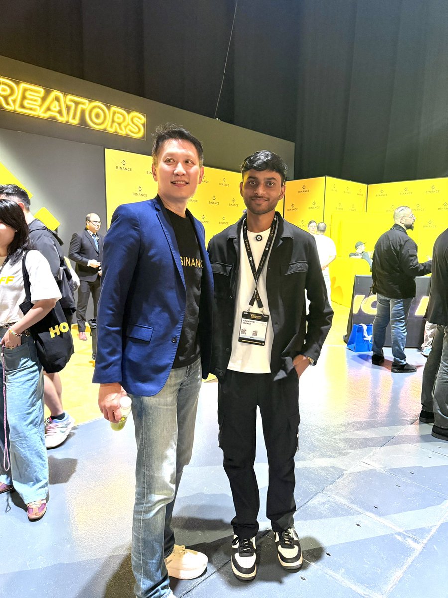 With the man himself, <a href="/_RichardTeng/">Richard Teng</a> 

#BinanceBlockchainWeek