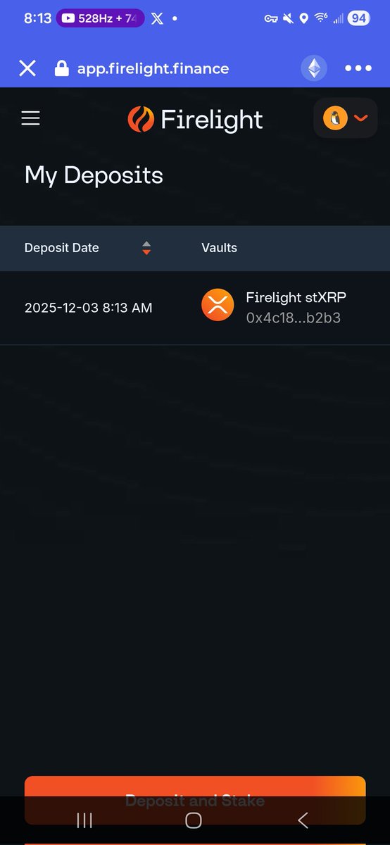 Just staked my $XRP to $stXRP on <a href="/Firelightfi/">Firelight</a> ❣️ A couple clicks &amp; done❗️🔥 <a href="/Meelo5432/">MEELO XRP</a>