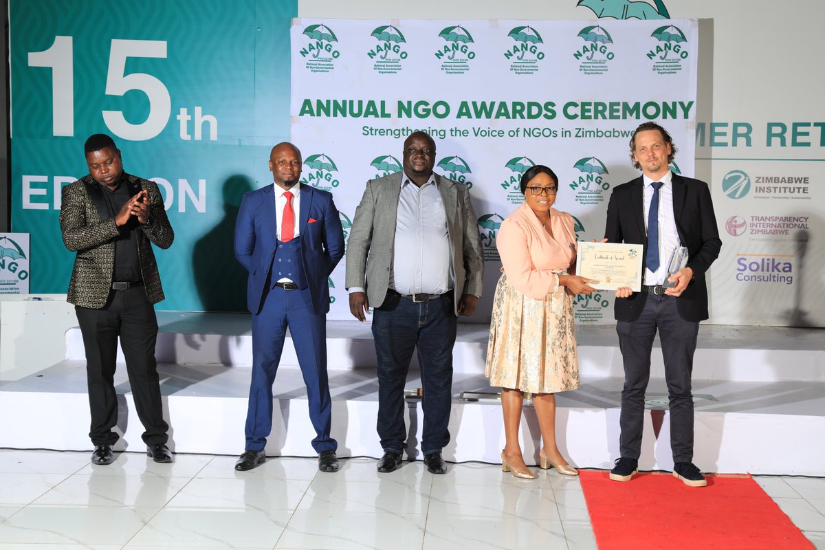 Congratulations to the Delegation of the European Union to Zimbabwe

The National Association of Non-Governmental Organisations (NANGO) proudly congratulates the Delegation of the European Union to Zimbabwe (EU Delegation To Zimbabwe) for being awarded the Donor/Development