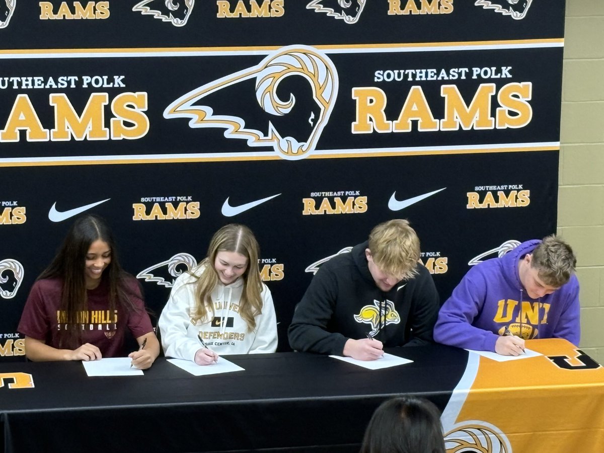 Awesome celebrating with Kenna, Jadyn and their families!  Super proud of you!  Congrats to all our athletes-Great to be A RAM!