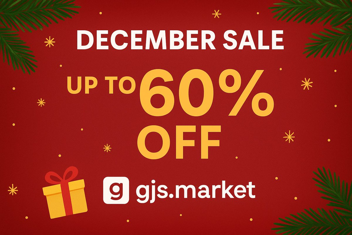 🎄 December Sale on gjs.market!
Up to 60% OFF premium GrapesJS plugins 🔥
Boost your editor with inline editors, UI packs, menus + more.
Perfect for builders, SaaS, and custom editors.
👉 gjs.market

Need personal/corporate license?
📩admin@gjs.market