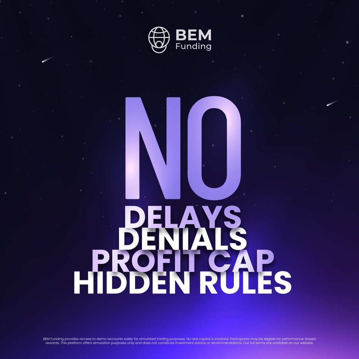 exitpumpBTC's tweet image. Don’t fight the platform. Fight the market.

At Bem Funding, we keep it simple:

✅ Instant withdrawals  
✅ No profit caps (earn as much as you’re good for)
✅ No hidden rules  

Win big. Get paid fast.🚀

Buy a challenge account with discount: 👇 
checkout.bemfunding.com/?ref=PUMP