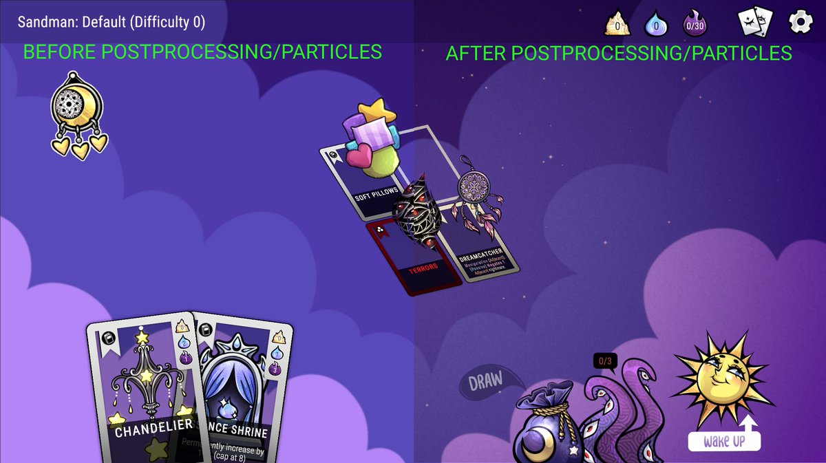 Kepsert's tweet image. It took 2 days of staring at my pc but it finished! (2 hours) First time using it, pressed random buttons and boxes, something called post-processing? Spot the differences. Gimme your additional postprocessing tips #alwayslearning ( ͡° ͜ʖ ͡°)

#indiedev #gamedev #madewithunity