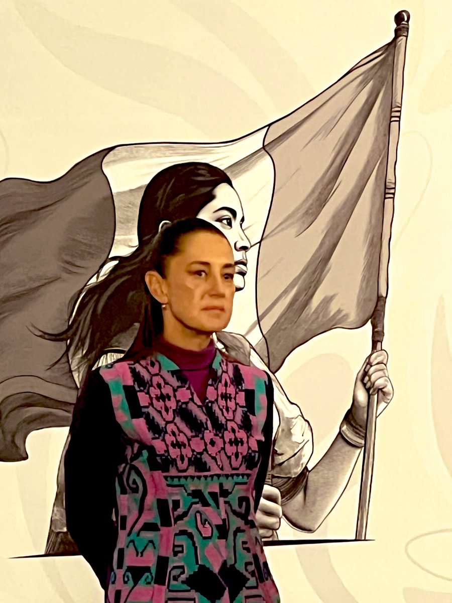 #SiguiéndolelospasosalaPresidentA 
Que viajará 🛫a Washington para el sorteo de la Copa del Mundo 2025 🏆.
Que será un evento corto “nada más estaría en la apertura de la pelotita ⚽️para ver qué grupos nos tocaría encabezar”.
“Es un buen momento para estar los tres juntos”.