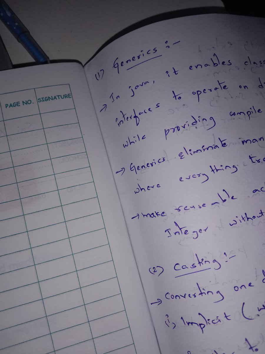 pspkfanSaiyadav's tweet image. #Day1 #Java
Generics, Casting, Enum, Stack vs Heap, JVM, JRE, JDK, Class Loading (loading, linking, initialization), Access Specifier vs Access Modifier, Thread Safe, Race Condition, Deadlock, Throw vs Throws, Built-in Methods in Object Class, OOPs Concepts with RTA