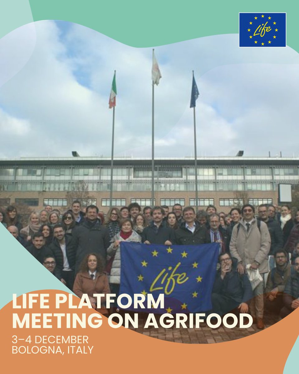 LIFEprogramme's tweet image. Today is the #LIFEProgramme Platform Meeting on AgriFood 🌾

Discussions will center on climate-resilient farming, soil health, biodiversity, food security &amp;amp; hope for the future of farming!

Thanks to @Unibo &amp;amp; IMAGE LIFE for hosting the event⚡️

🔗 cinea.ec.europa.eu/news-events/ev…