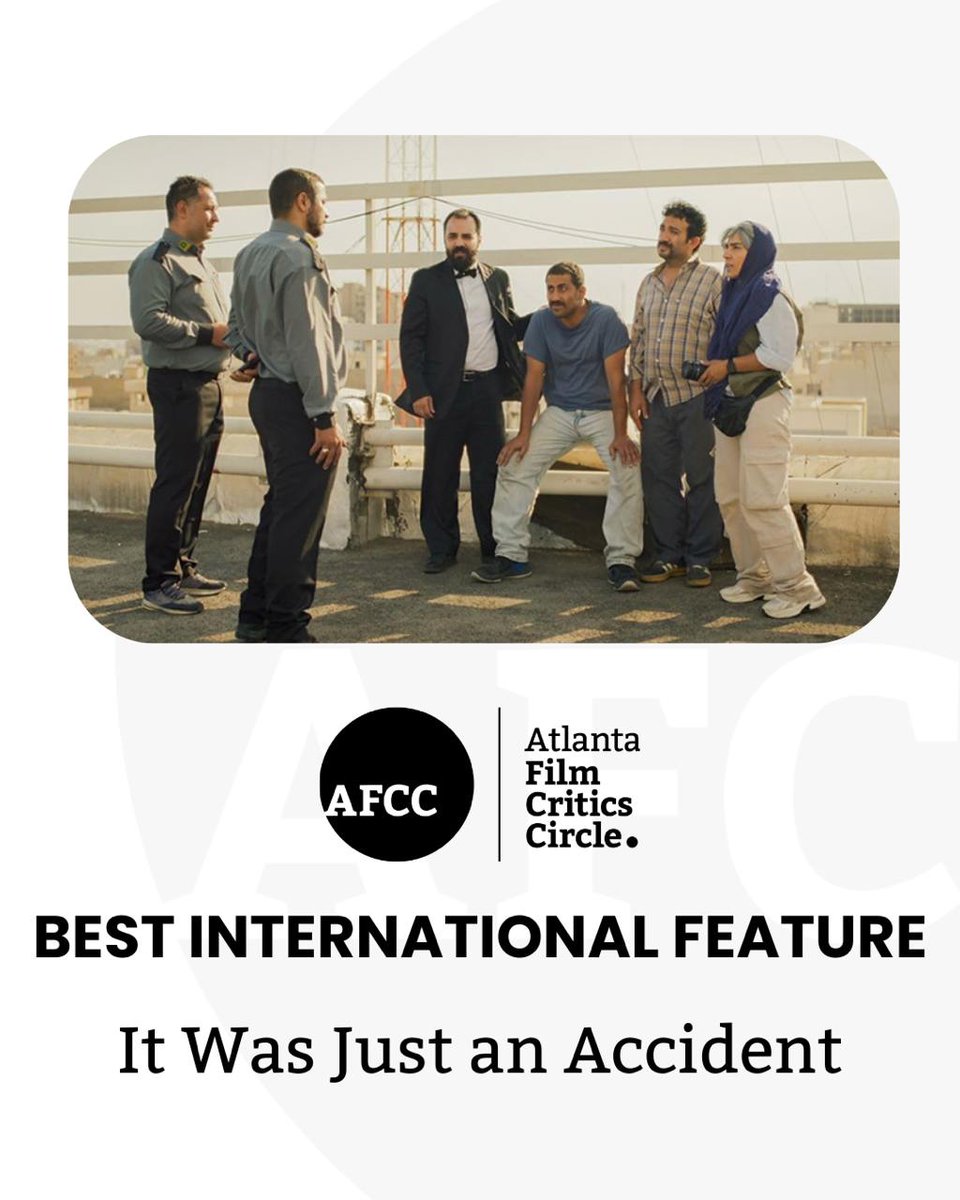 ATLFilmCritics's tweet image. Best International Feature 
It Was Just an Accident
@neonrated #ItWasJustAnAccident
#AFCCAwards #AFCC #ForTheLoveOfMovies