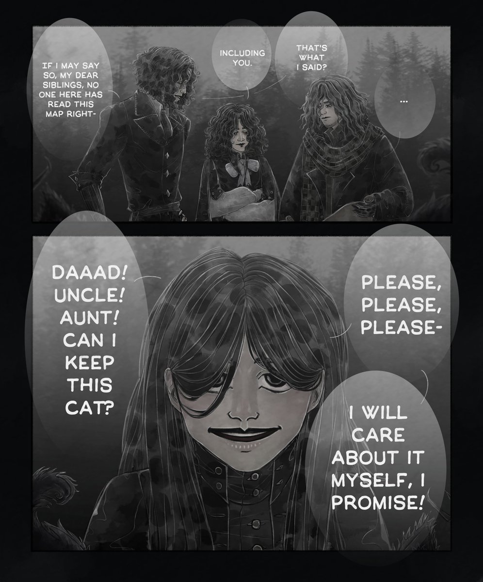 tricksterring's tweet photo. Eileen Prince and her family of 5 year olds. Really wanted to draw them interacting, since I somehow didn't do it even once before, lol. https://t.co/8UF7X2C2Qe
