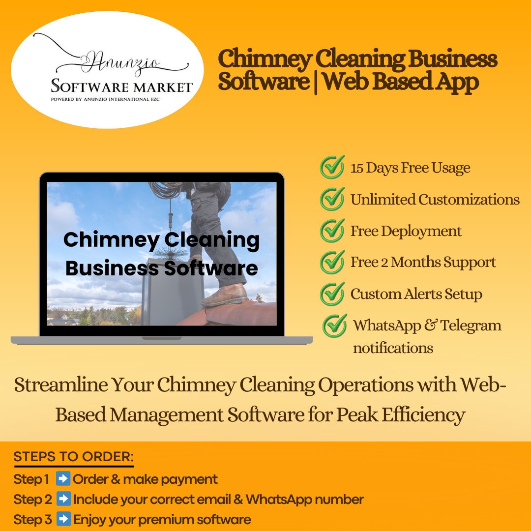 anunziosoftware's tweet image. Chimney Cleaning Business Software for Order Management

Purchase with 15 days Trial:
anunziointernational.com/software/produ…

#SaaS #webapps #programmerlife #application_design #businessandmanagement #software #FreeTrial #tech