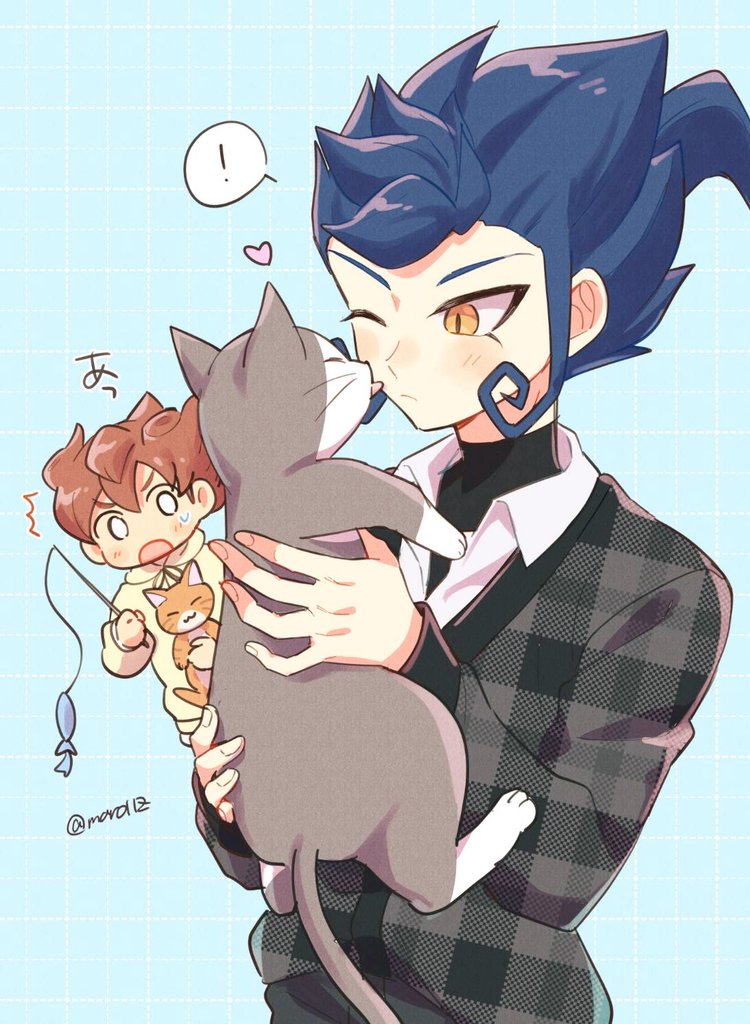 イナイレ まねきねこ 剣城 天馬 🐱コラボの剣城（と天馬）