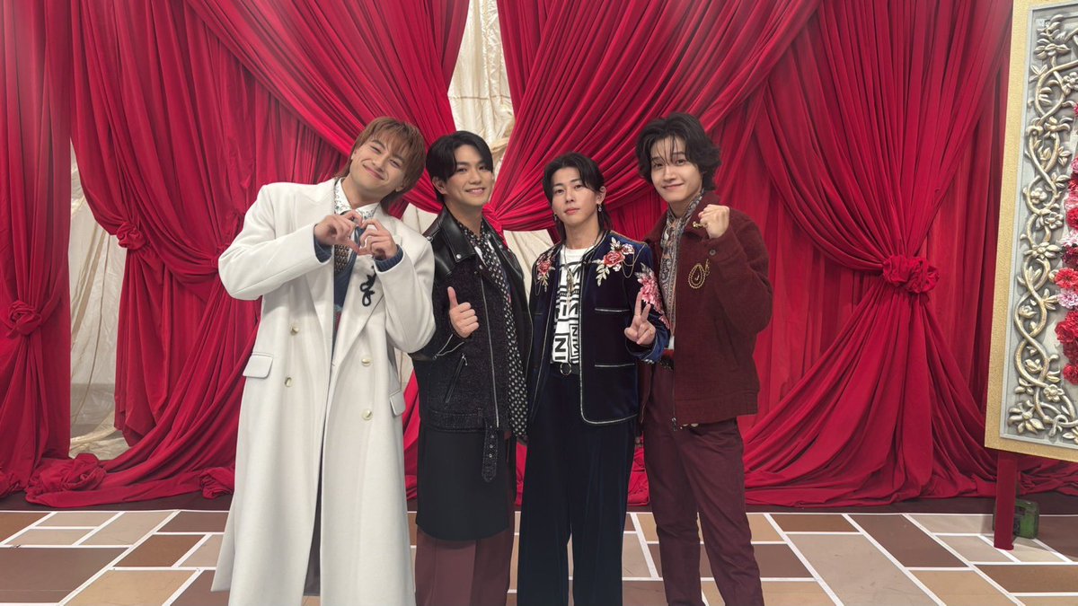 ［Thank You🪗］

🎶 #FNS歌謡祭 📺

Chameleonをパフォーマンスさせて頂きました🕺

たくさんの応援コメントもありがとうございます🫶

ご視聴ありがとうございました🚩✨

#AぇChameleon
#Aぇǃgroup