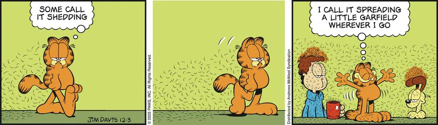 Garfield by Jim Davis for Wed, 03 Dec 2025