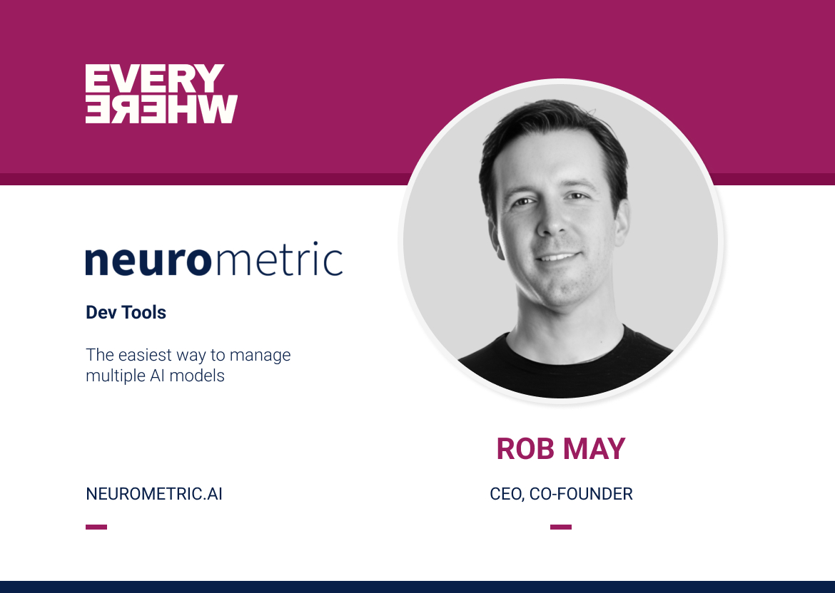 💡Neurometric.aI is providing automated inference orchestration for multi-model AI systems. With one line of code, they dynamically choose models and thinking algorithms that improve performance while lowering costs.

CEO Rob May shares more: ideas.everywhere.vc/p/neurometric-…