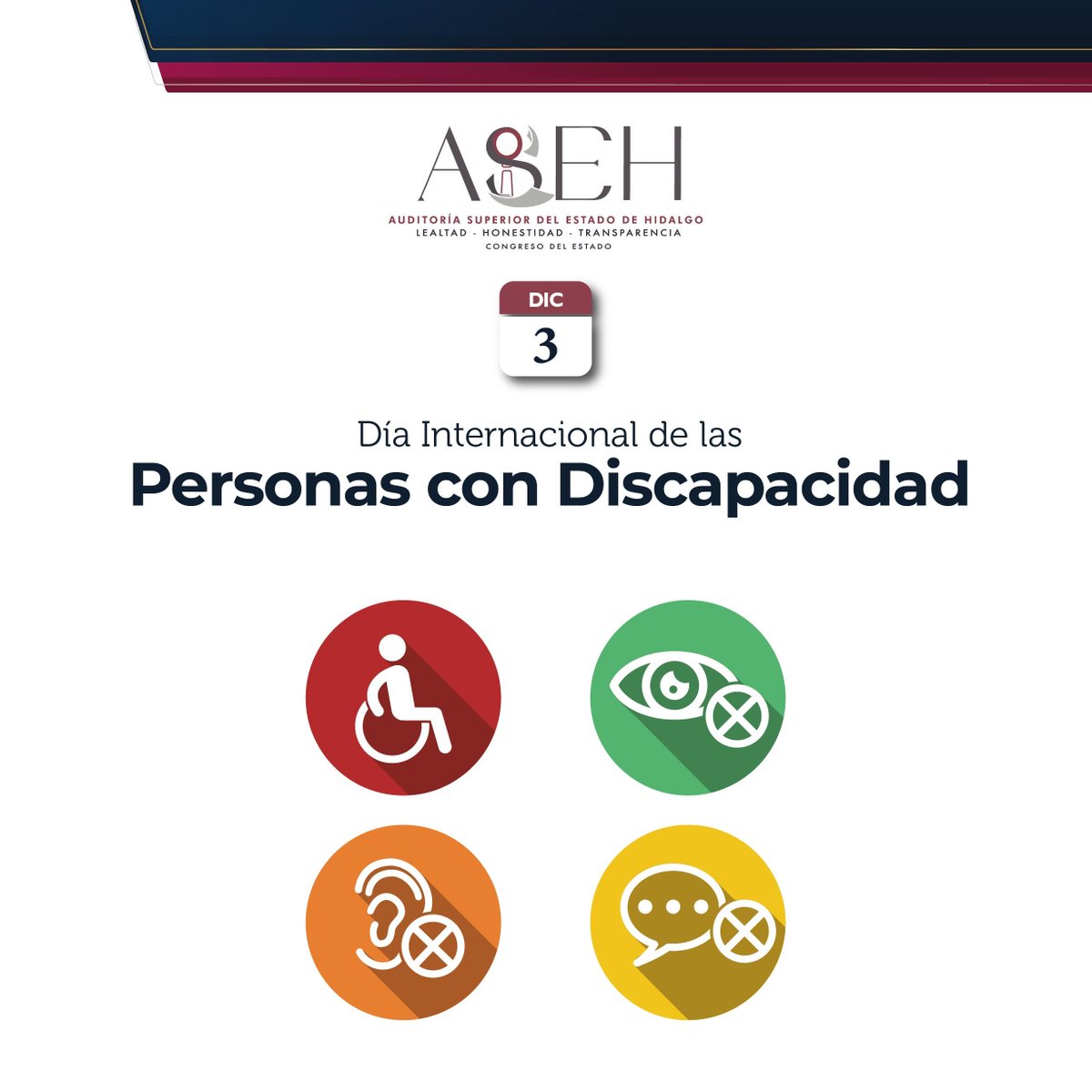 ASEH_Hgo's tweet image. La inclusión requiere acciones responsables. En la @ASEH_Hgo vigilamos que los programas para personas con discapacidad se apliquen correctamente. Transparencia también es igualdad. 
Mtro. @jorvalverdeASEH 
Auditor Superior del Estado de Hidalgo