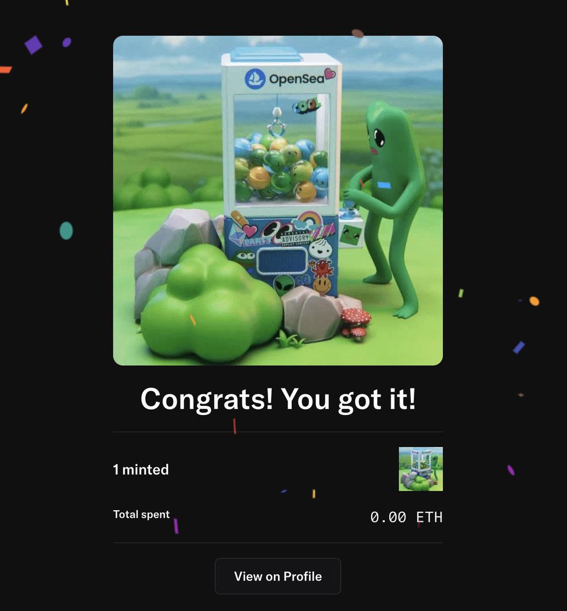 Happy to mint a fwog, fwogging happy 🐸 thanks <a href="/BR4ted/">₿🧞‍♂️</a> <a href="/Groowut/">Wut</a> 🔥✨✨