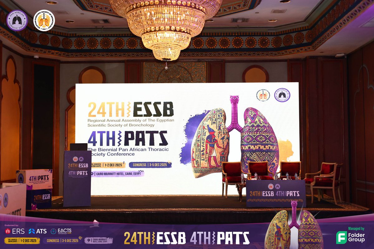 Lung_Institute's tweet photo. Honoured to be represented at the PATS Conference in Cairo, where Dr. @rnantanda delivered an insightful presentation on advancing lung health in Africa. #MLIat10 #24thESSB #4thPATS @ESSBPATS @brucekirenga @ikimuli2020 @rianom #MyAirMyHealth https://t.co/vujrVCMbYw