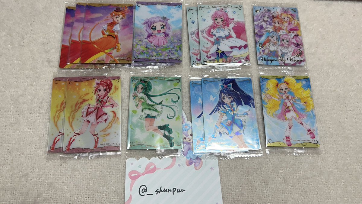 ___shunpuu's tweet photo. 交換 プリキュア ウエハース

譲 画像1~5枚目
求 画像6枚目

お気軽にお声掛けください。 https://t.co/ZaslzGspkj