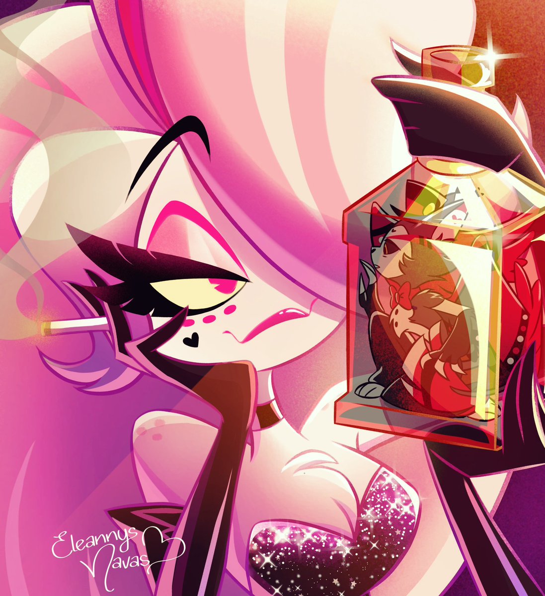 Tastes like Scotch and cigarettes✨
#Hazbinhotel #huskerdust