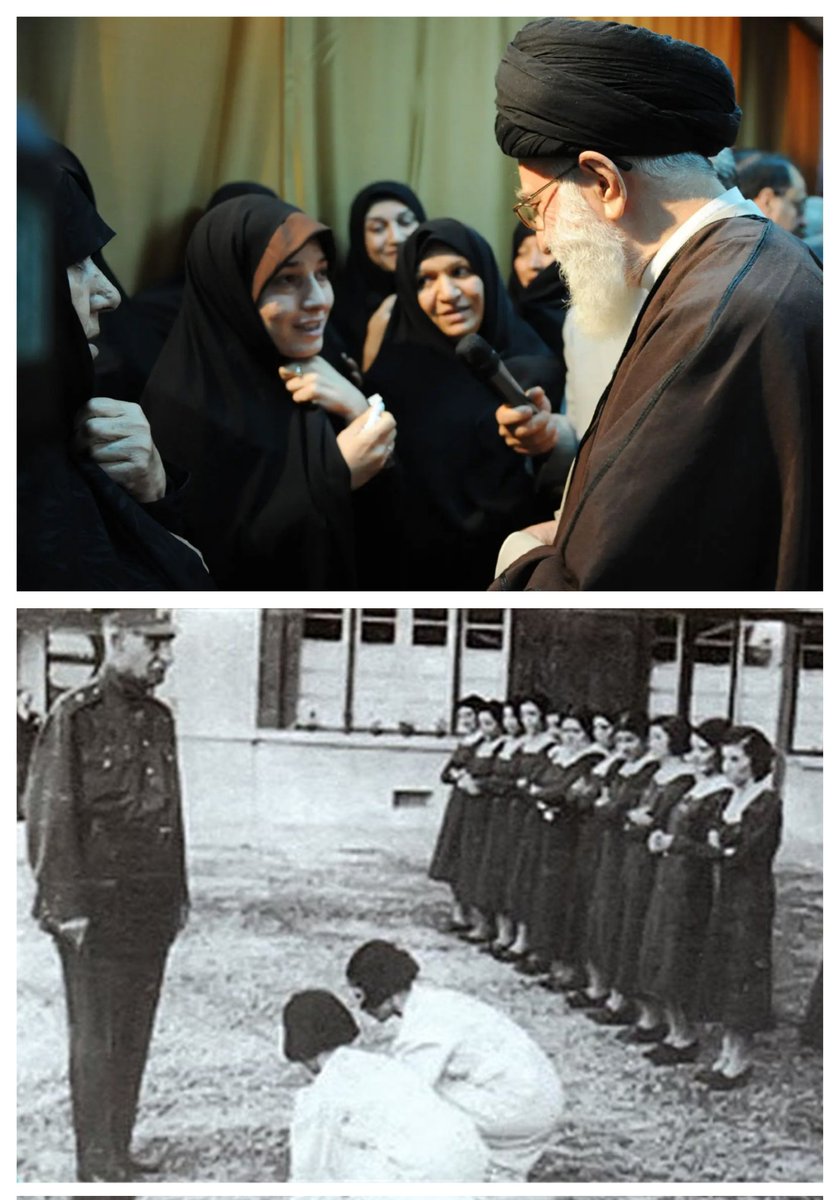 تکریم زن در انقلاب اسلامی 
تحقیر زن در حکومت پهلوی