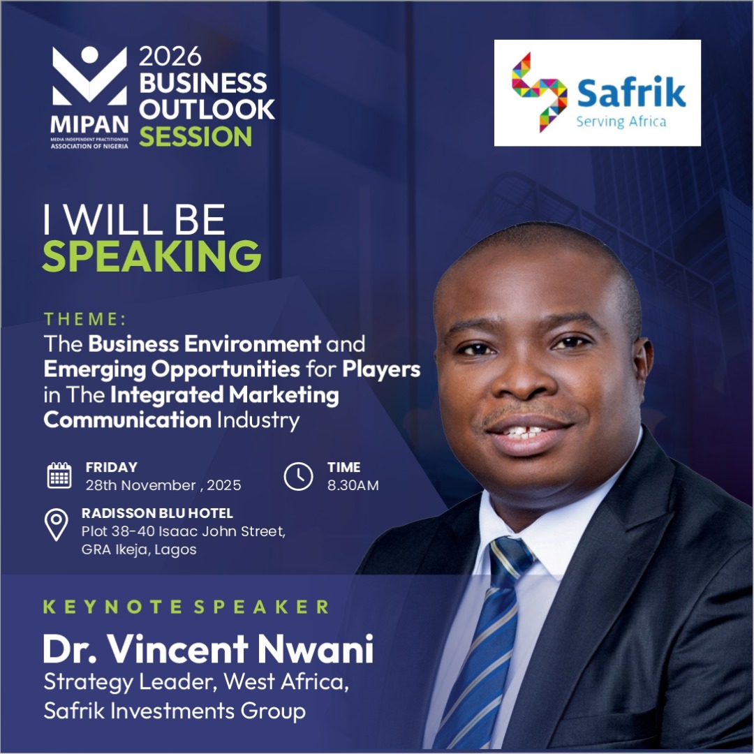 VNwani's tweet photo. Facilitating the MIPAN's 2026 Business Outlook Session.
"Social Media, Digital Display, and Connected TV remain the fastest-growing channels, with over 50% of the sectors in Nigeria affirming these as the primary channel for increased ad spending in 2026 and beyond". https://t.co/ZykmutH0Iy