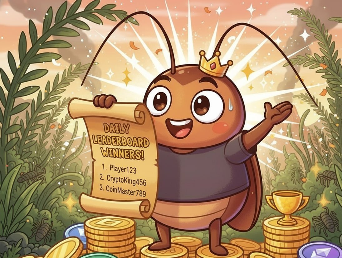 RoachyOnSol's tweet photo. Hey Roachy Fam!

The leaderboard results from December 2nd have been finalized and counted! The winners can now head over to the portal to claim their $ROACHY prizes!

Don't wait—secure your winnings now!

🔗 Claim Portal Link: https://t.co/4gG6kC4JWc

Remember to use the exact wallet that won! Congrats to all the skilled players! 🪳🏆