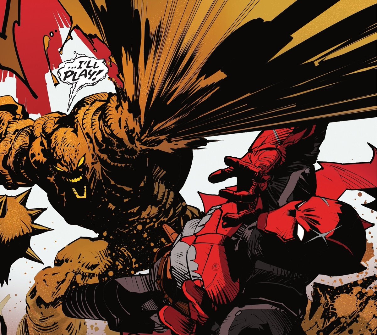 omfg jason is fighting bruce pretending to be clayface pretending to be bruce